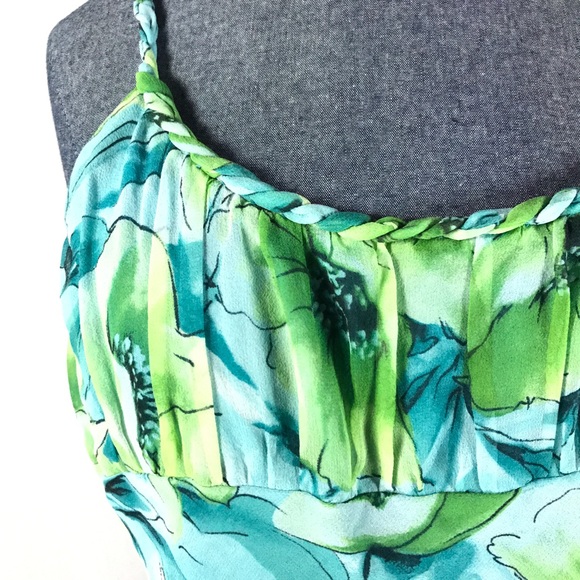 Giozgio Fiorline 100% Silk Spring Blouse Top M - Picture 3 of 8